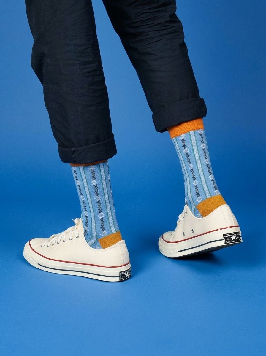 Bunte Socken Edelweiss von DillySocks
