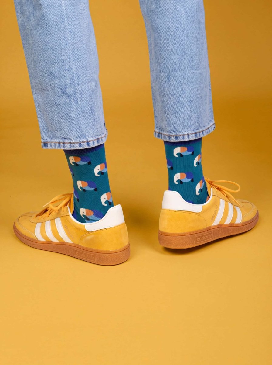 Bunte Socken Elevated Elephant von DillySocks