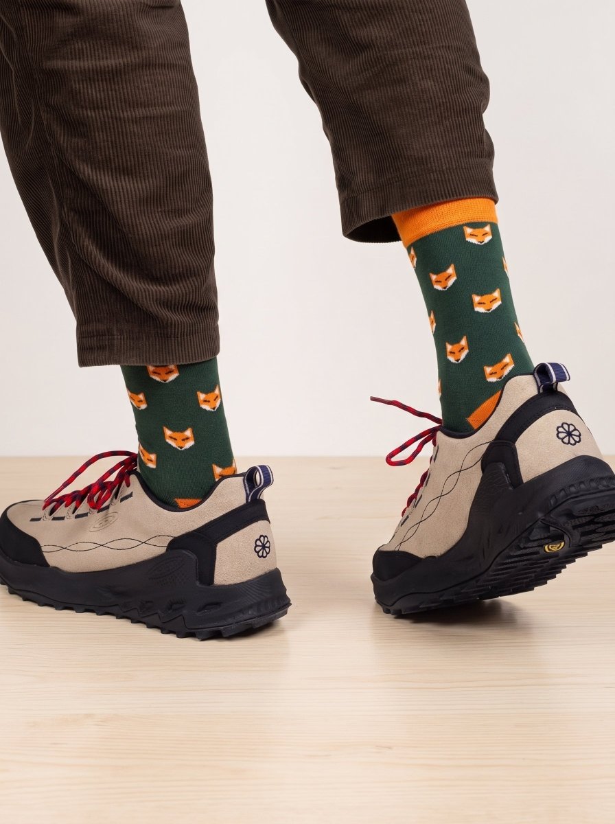 Bunte Socken Fossiled Fox von DillySocks
