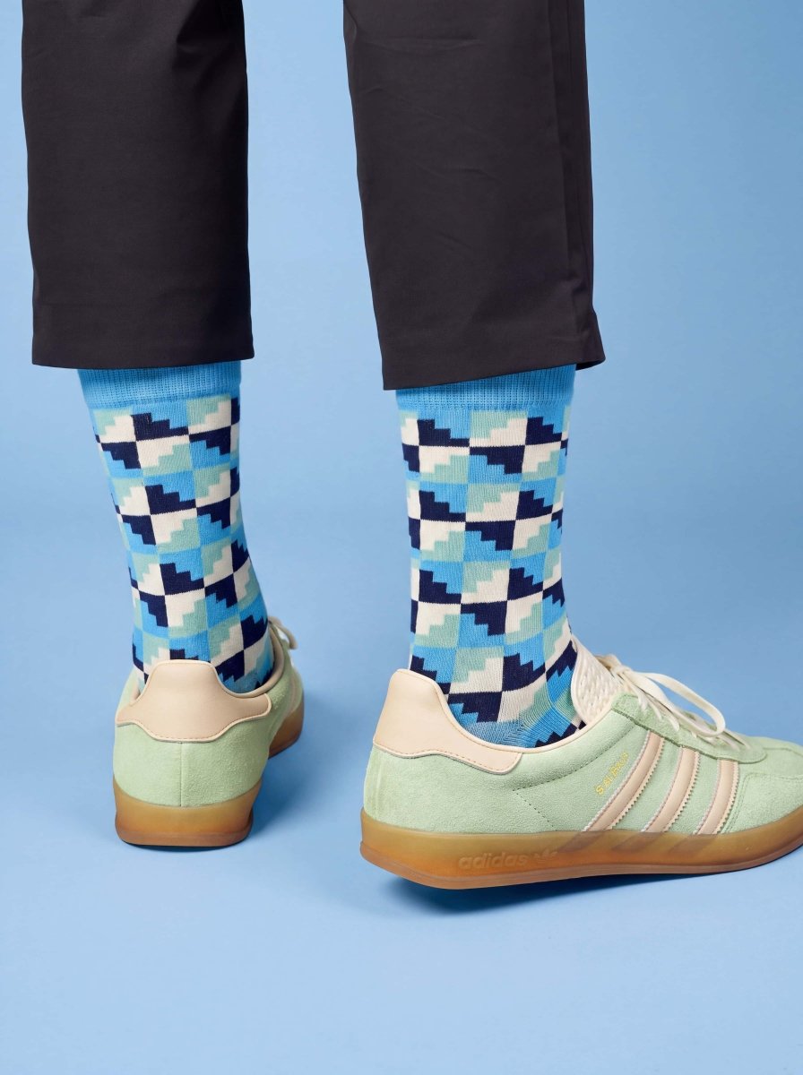 Bunte Socken Frosty Cubes von DillySocks