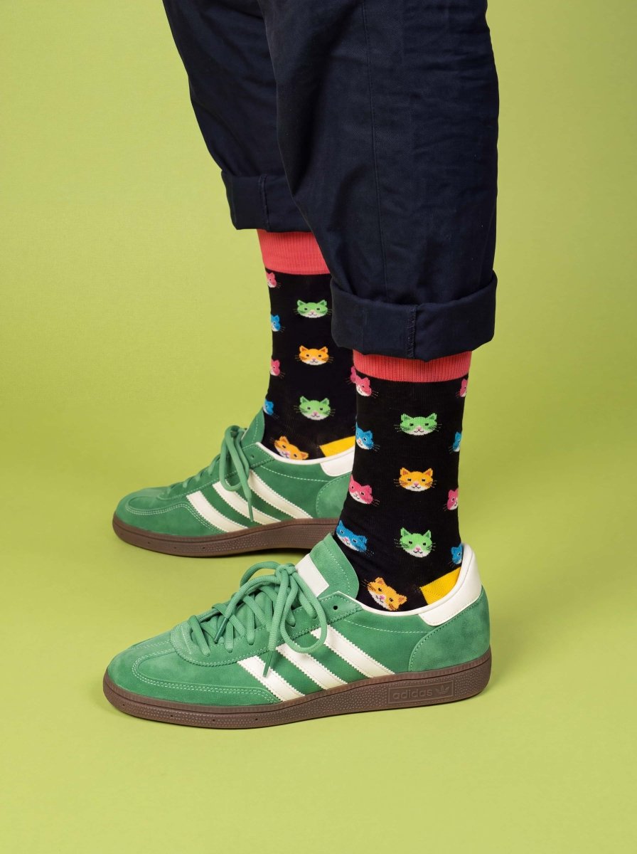 Bunte Socken Kitty Parade von DillySocks