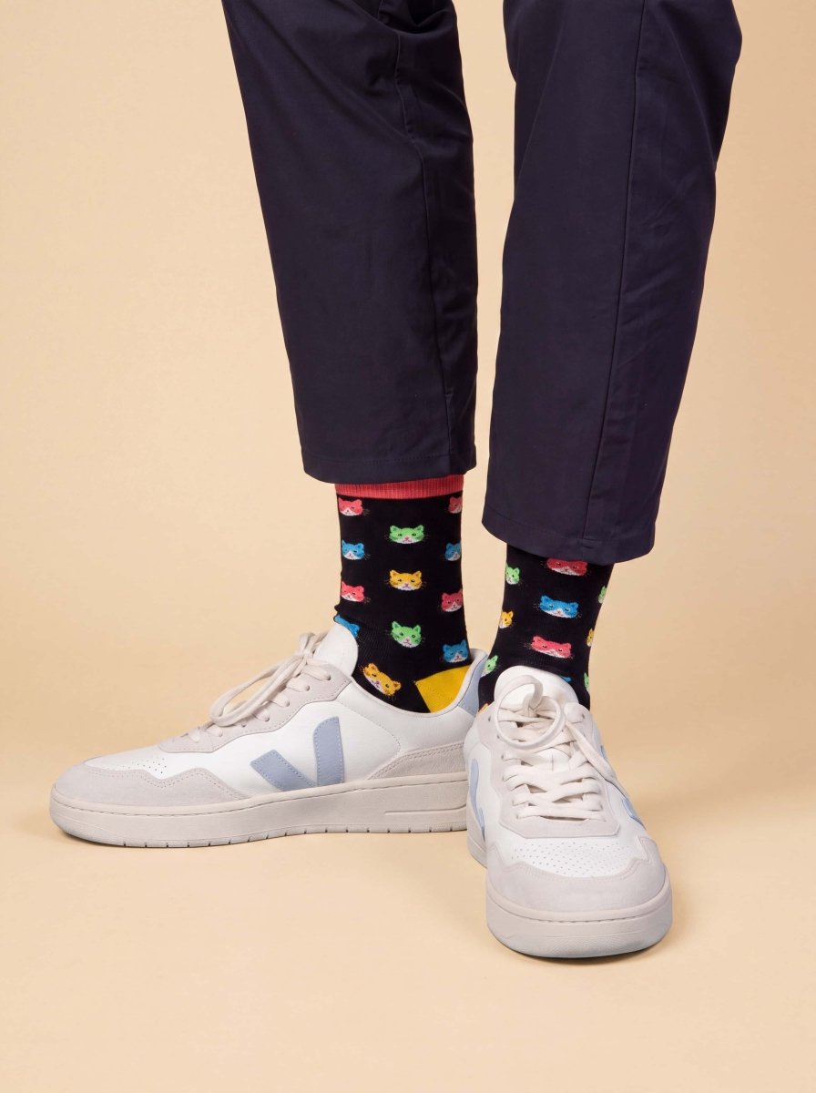 Bunte Socken Kitty Parade von DillySocks