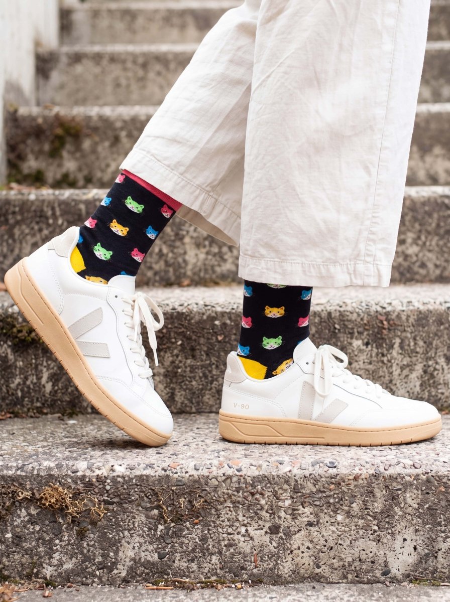 Bunte Socken Kitty Parade von DillySocks