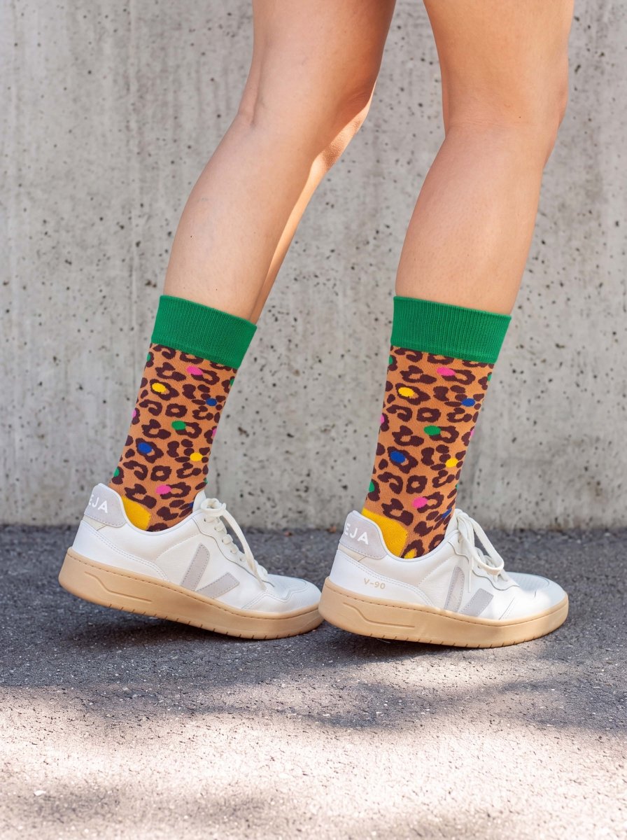 Bunte Socken Leo Spots von DillySocks