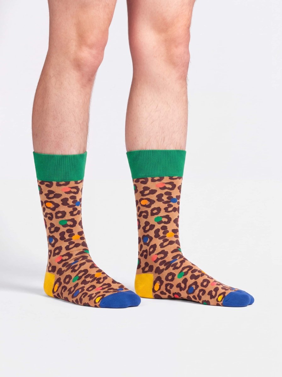 Bunte Socken Leo Spots von DillySocks