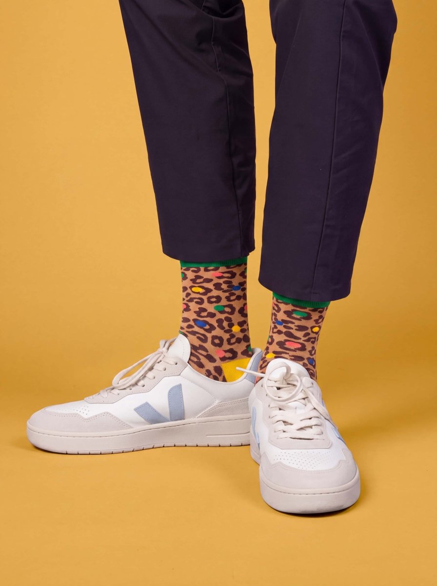 Bunte Socken Leo Spots von DillySocks