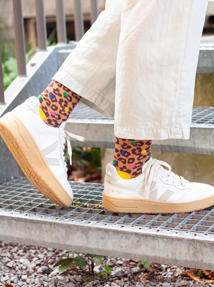 Bunte Socken Leo Spots von DillySocks