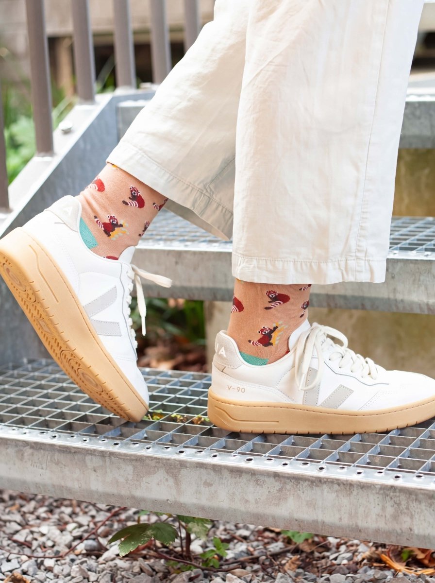Bunte Socken Panthera Roter Panda von DillySocks