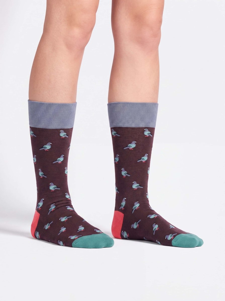 Bunte Socken Pigeon Flight von DillySocks