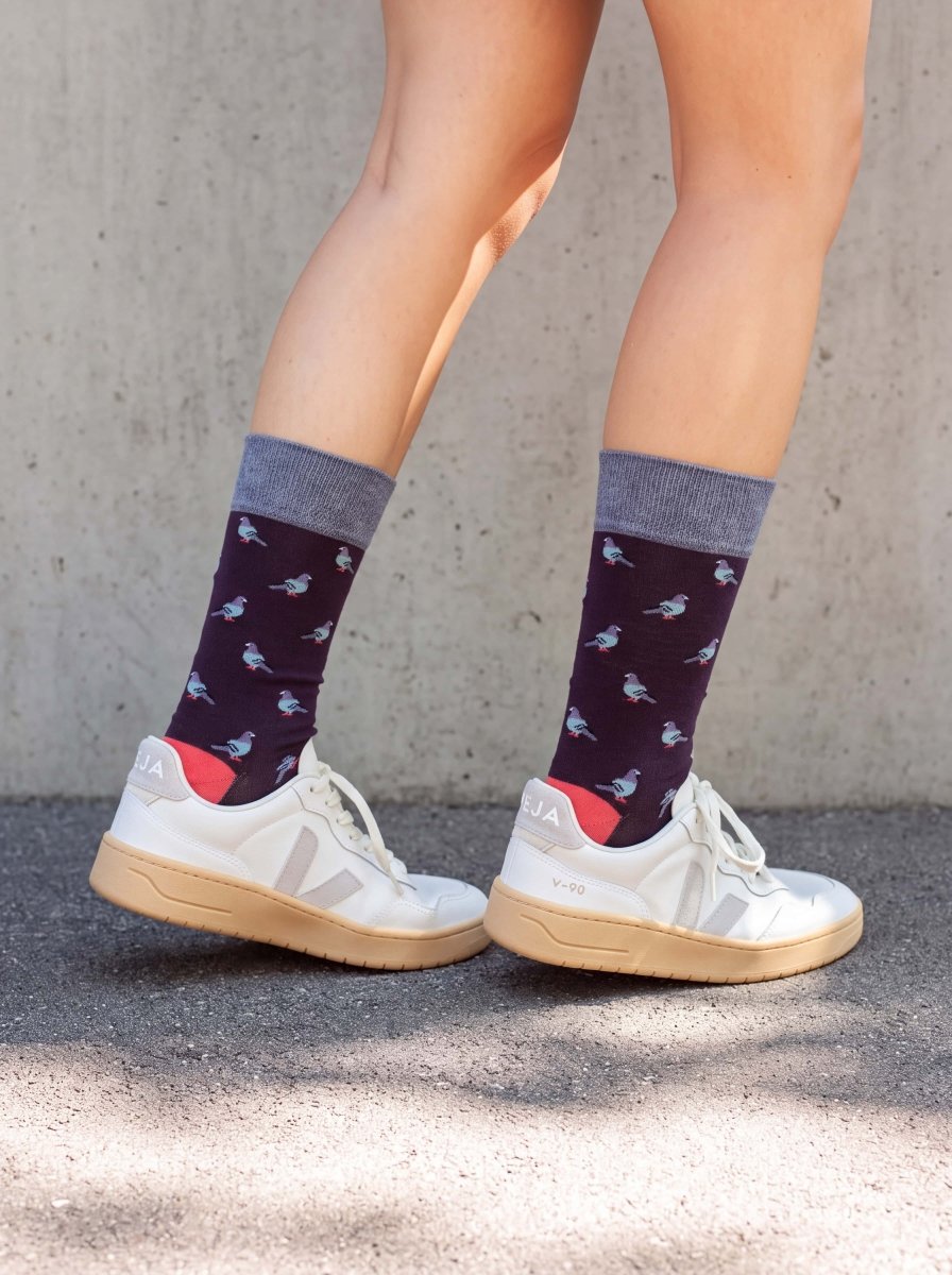 Bunte Socken Pigeon Flight von DillySocks