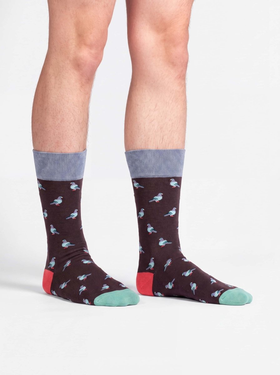 Bunte Socken Pigeon Flight von DillySocks