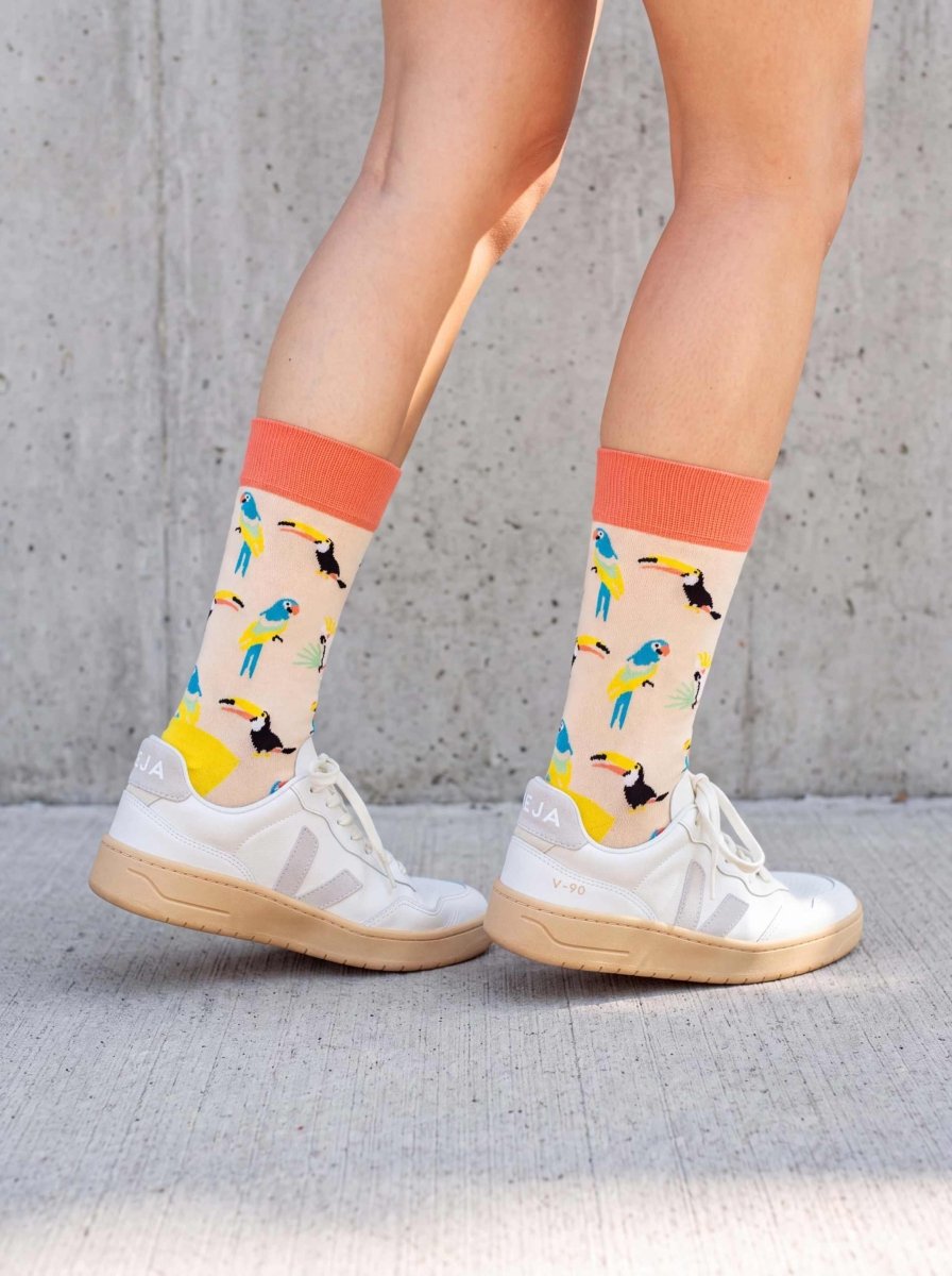 Bunte Socken Sand Aviary von DillySocks