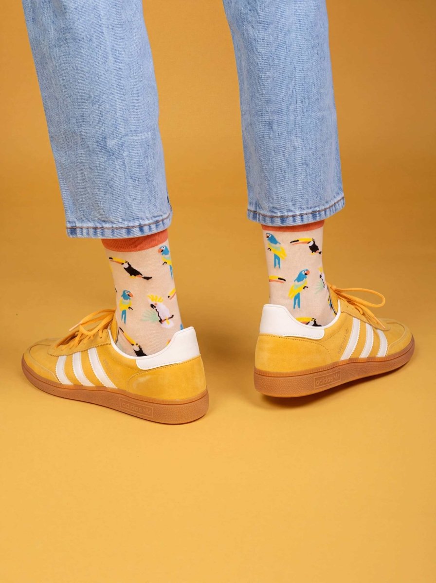 Bunte Socken Sand Aviary von DillySocks