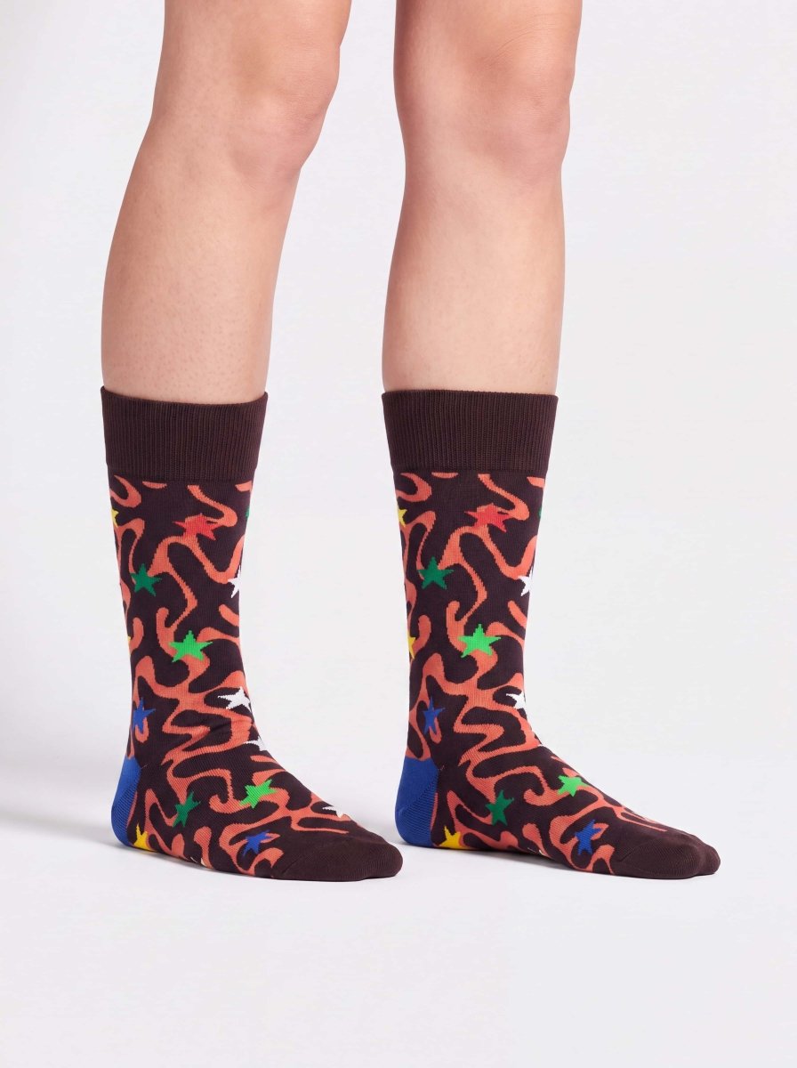 Bunte Socken Sloth Mode On (4er Pack) von DillySocks