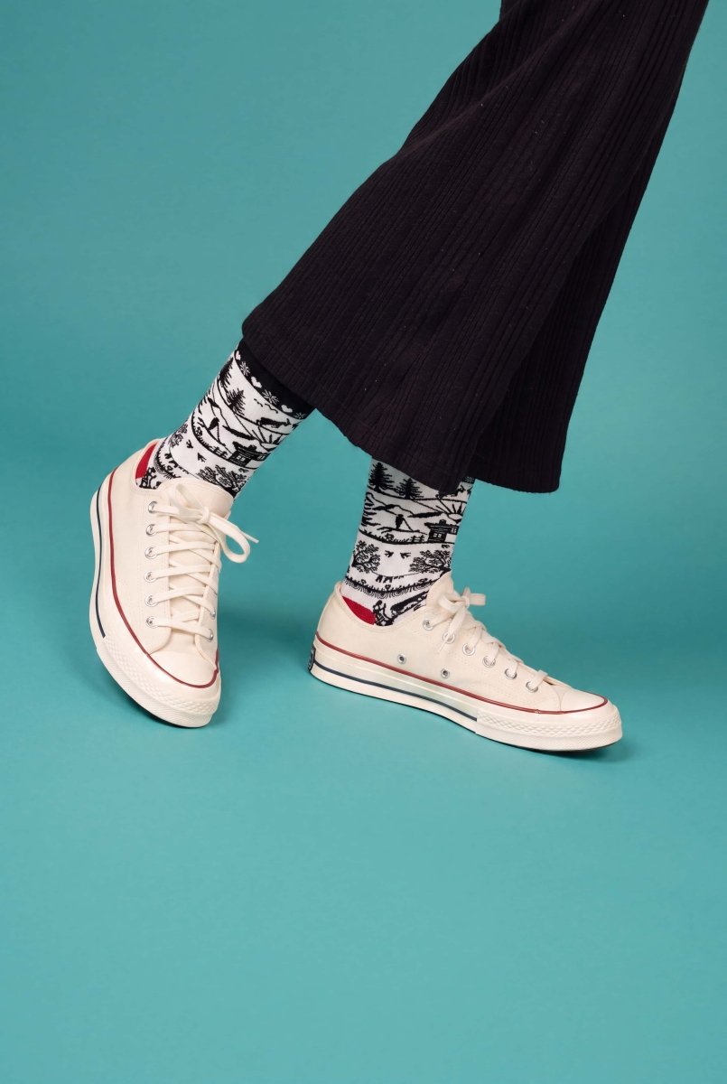 Bunte Socken Swiss Silhouette von DillySocks