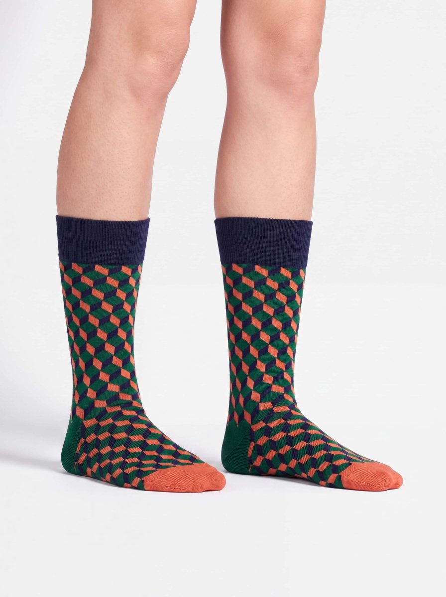 Bunte Socken Urban Dice von DillySocks