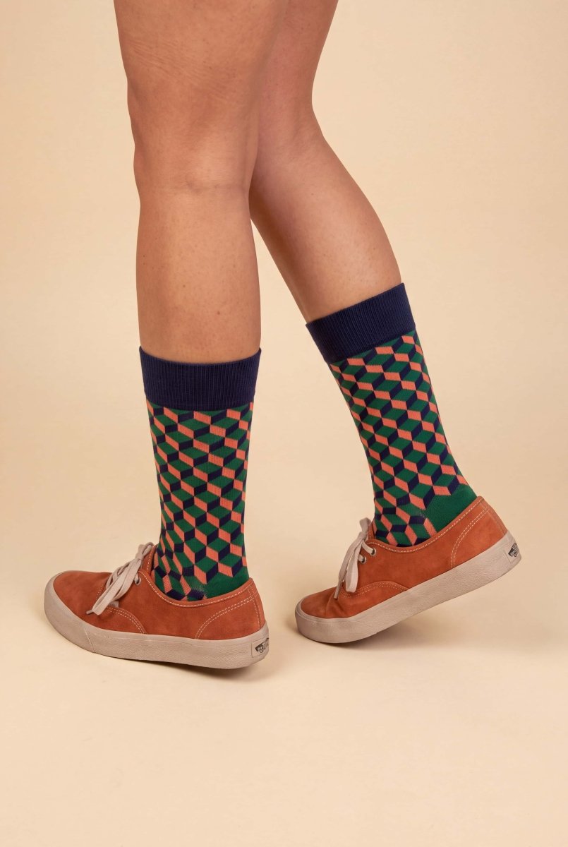 Bunte Socken Urban Dice von DillySocks
