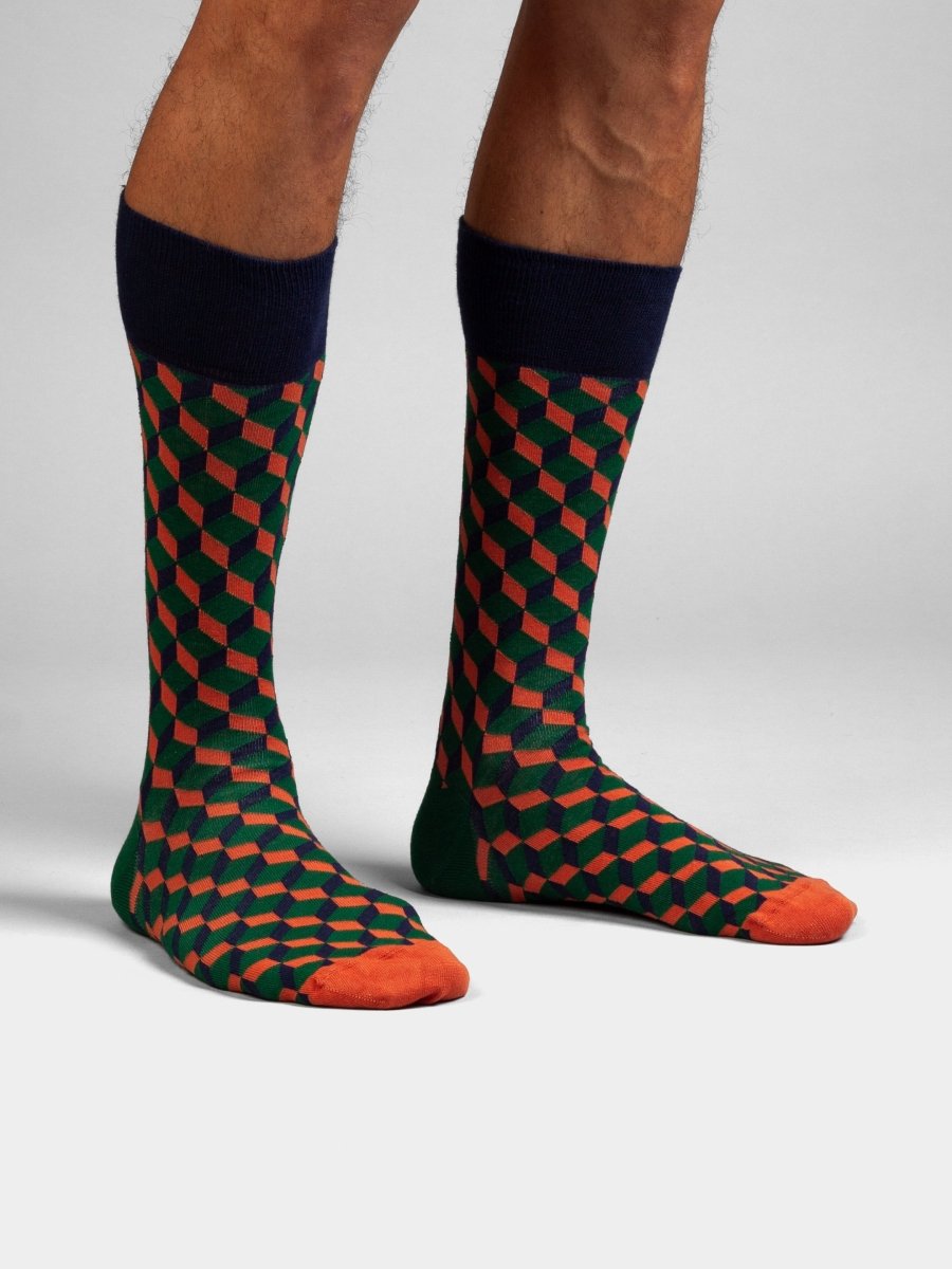 Bunte Socken Urban Dice von DillySocks