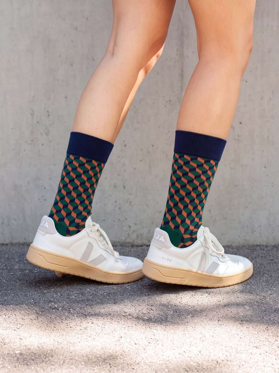 Bunte Socken Urban Dice von DillySocks