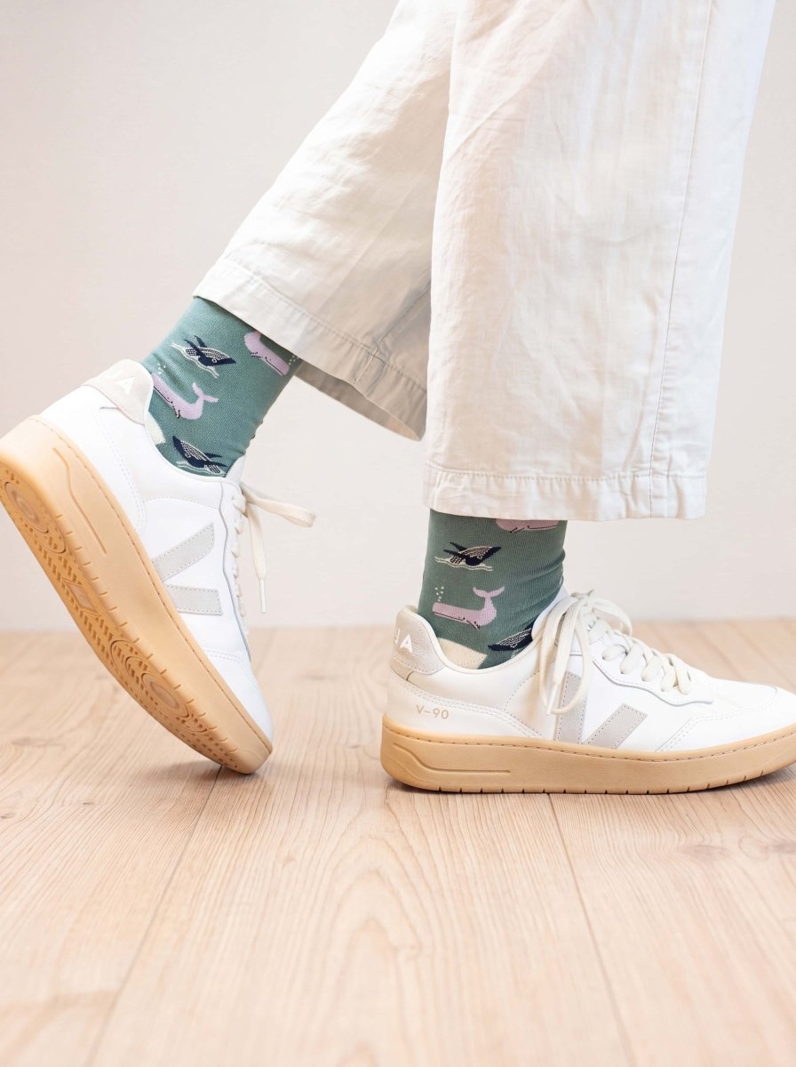 Bunte Socken Whale Party von DillySocks