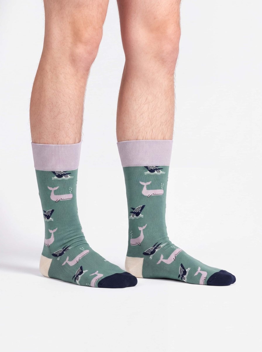 Bunte Socken Whale Party von DillySocks