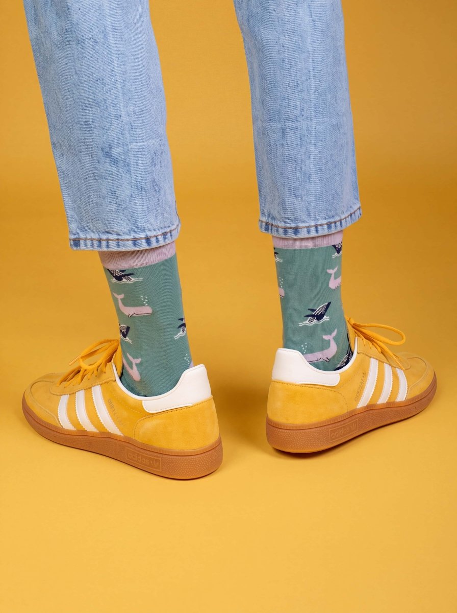 Bunte Socken Whale Party von DillySocks