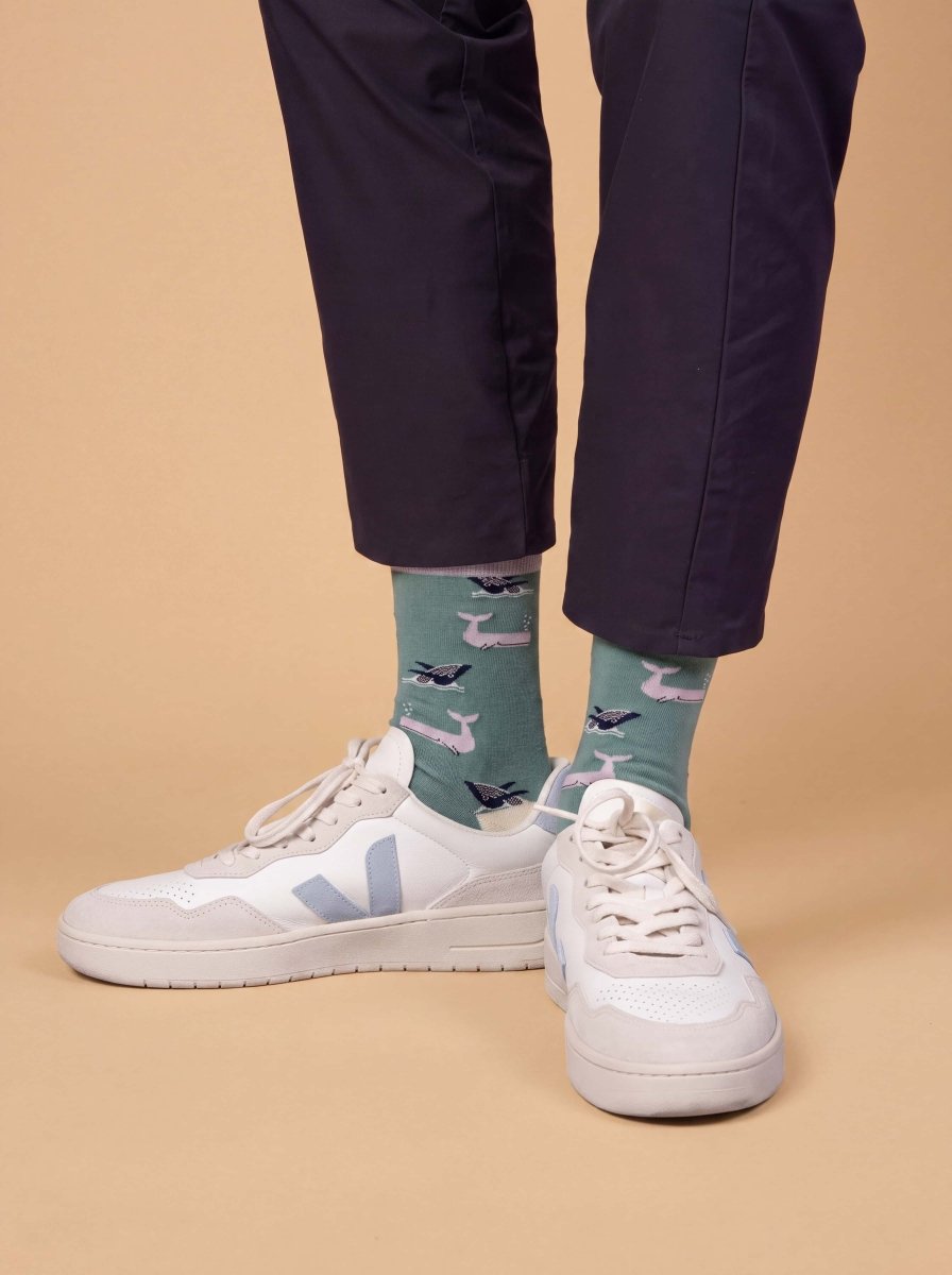 Bunte Socken Whale Party von DillySocks