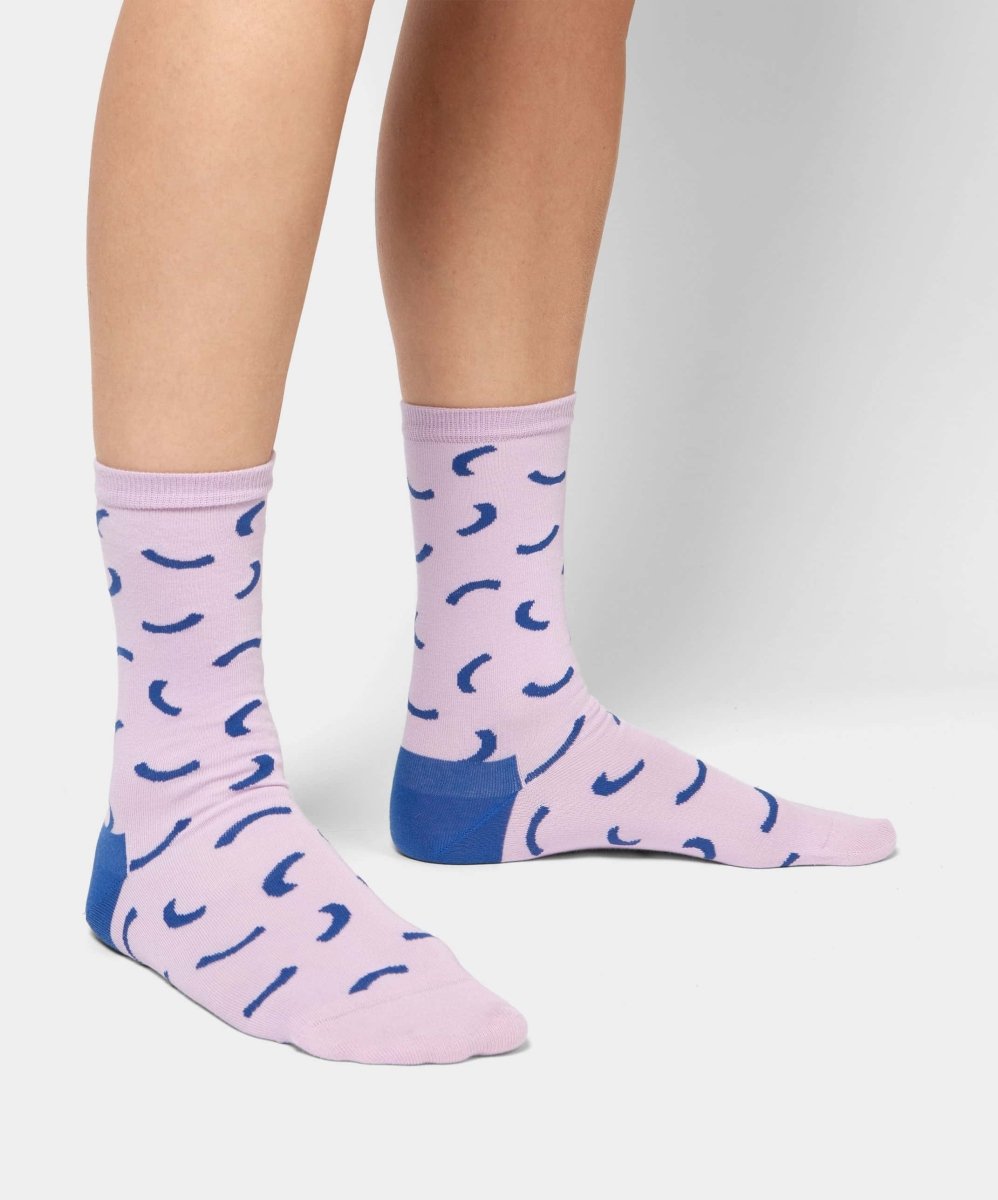 Damensocken Blue Moon Crescent von DillySocks