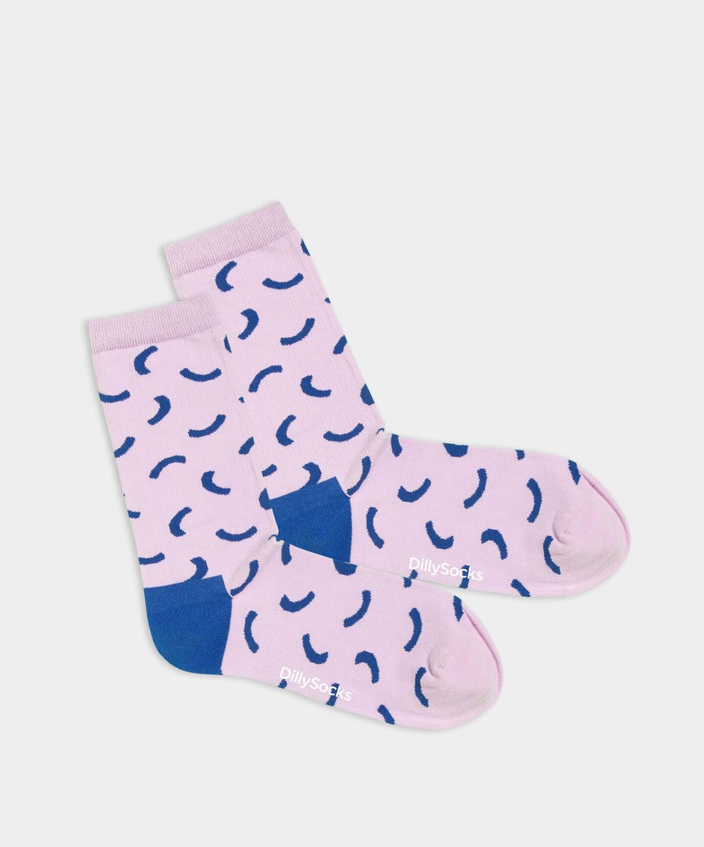 Damensocken Blue Moon Crescent von DillySocks