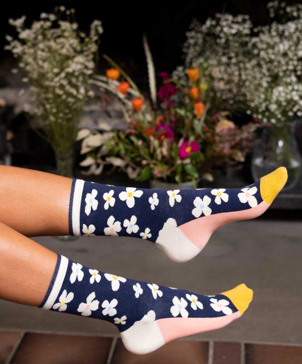 Damensocken Floral Night von DillySocks