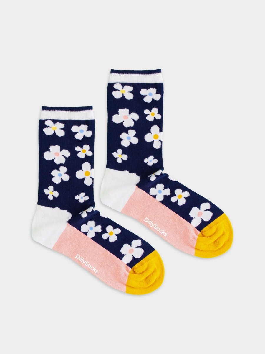 Damensocken Floral Night von DillySocks