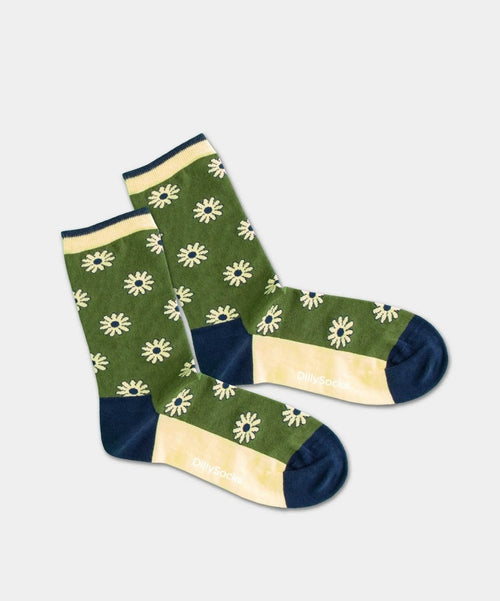 dilly socks Notre chaussettes pour femmes: Flower Forest Livraison gratuite | Vêtements