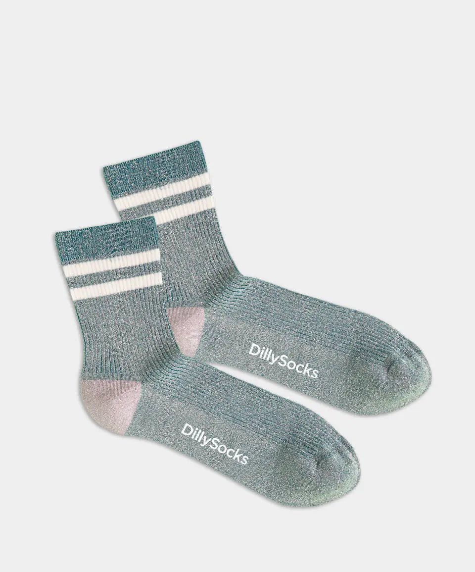Damensocken Sporty Glitter von DillySocks