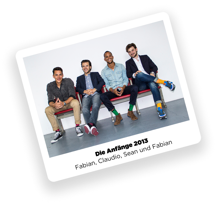Die Anfänge 2013 – Fabian, Claudio, Sean und Fabian