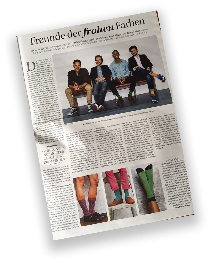 Zeitungsartikel «Freunde der frohen Farben»