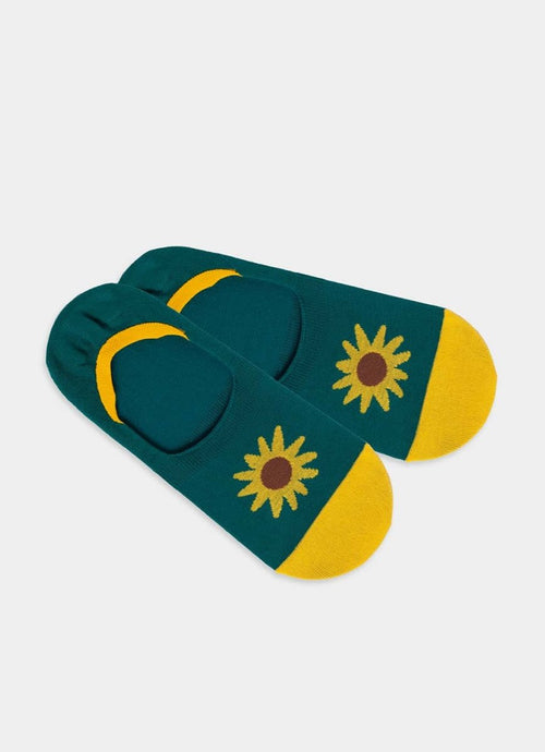 Füsslinge Hidden Blooming Sunflower von DillySocks