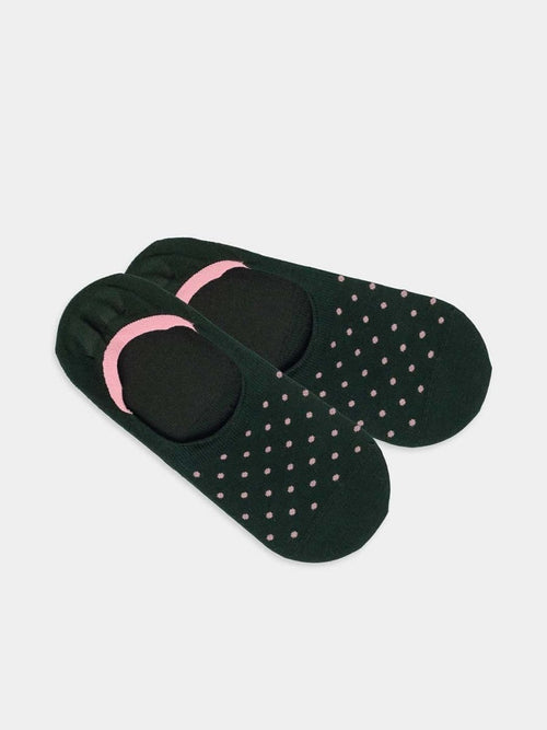 dilly socks Notre chaussettes invisibles: Hidden Rose Dot Field