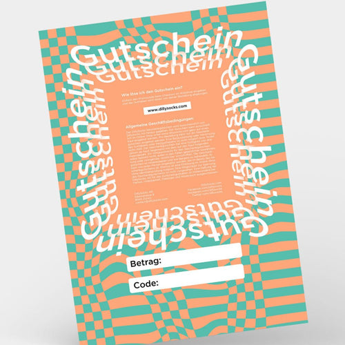 Geschenkkarte Digitaler - Gutschein von DillySocks