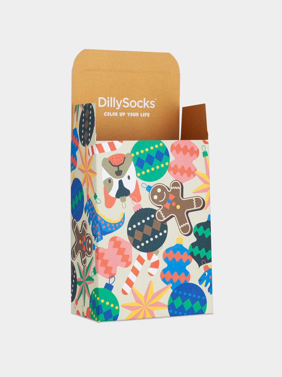 Geschenkverpackung Geschenkverpackung Christmas Balls (für 1 - 2 Paar, zum Selberbefüllen) von DillySocks