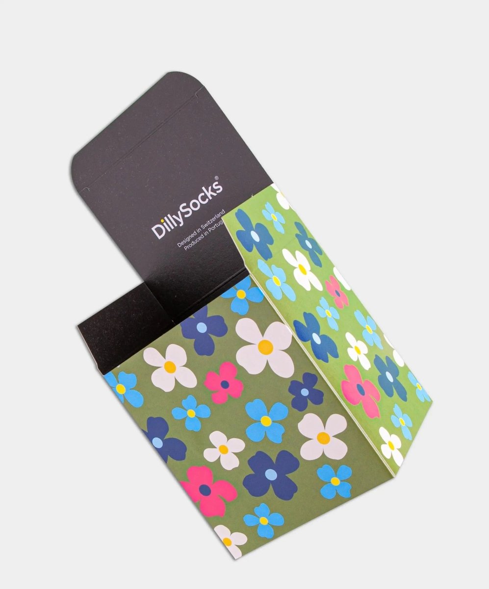 Geschenkverpackung Geschenkverpackung Floral Grass (3 - 4 Paar) von DillySocks