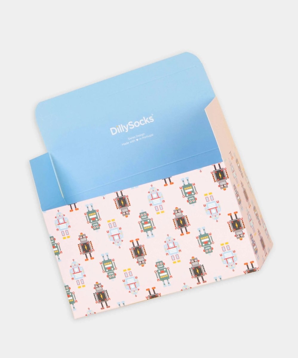 Geschenkverpackung Geschenkverpackung gross Robo (6 - 7 Paare) von DillySocks
