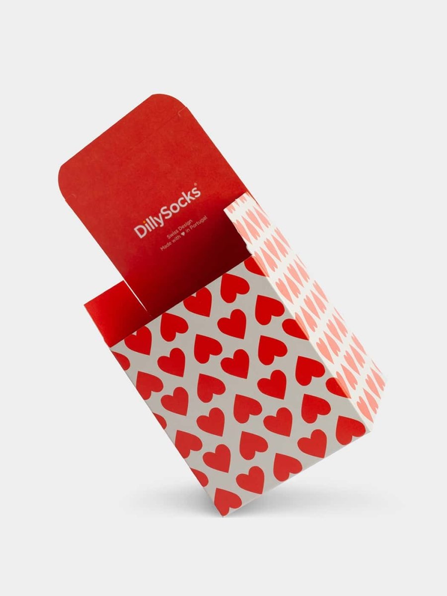 Geschenkverpackung Geschenkverpackung Head Over Heels (3 - 4 Paar) von DillySocks