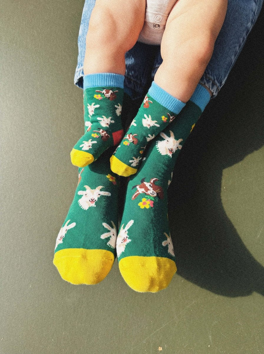 Kindersocken Lil Alpine Goats von DillySocks