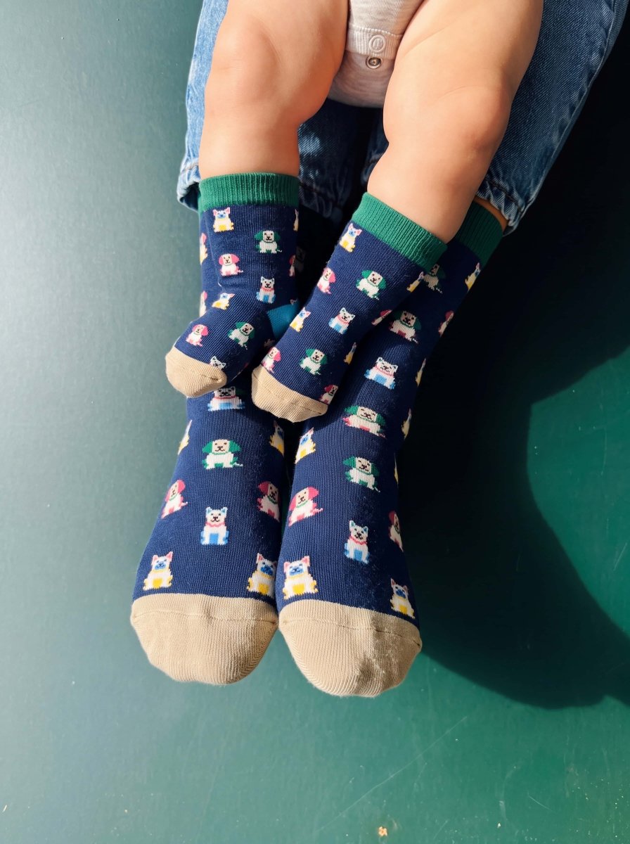 Kindersocken Lil Dog Society von DillySocks
