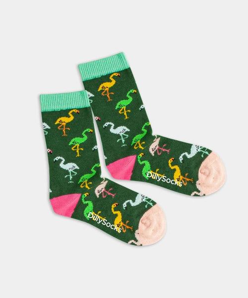 dilly socks Notre chaussettes pour enfants: Lil Flam Forest