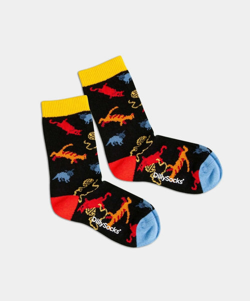 dilly socks Notre chaussettes pour enfants: Lil Kitty