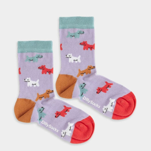 Kindersocken Lil Puppy Parade von DillySocks