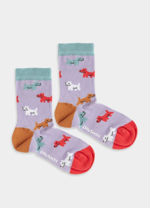 Kindersocken Lil Puppy Parade von DillySocks