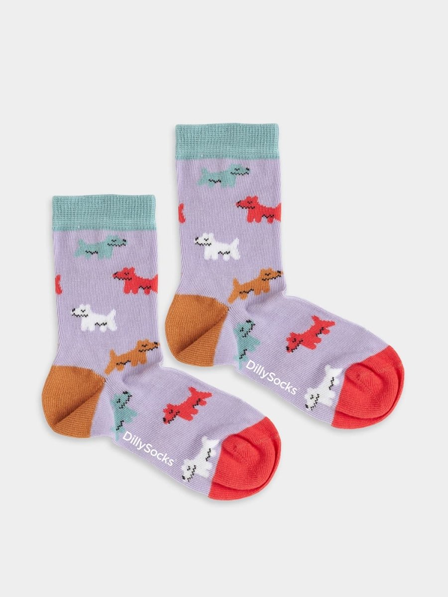 Kindersocken Lil Puppy Parade von DillySocks