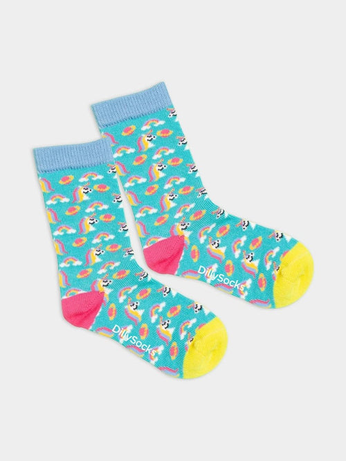 dilly socks Notre chaussettes pour enfants: Lil Rainbow Daydream